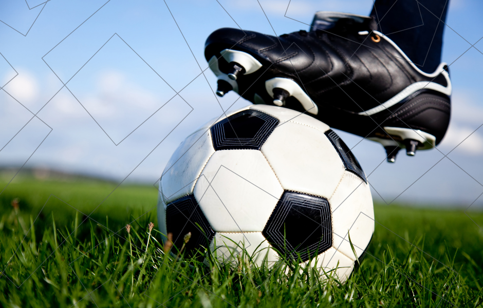 Football and boot