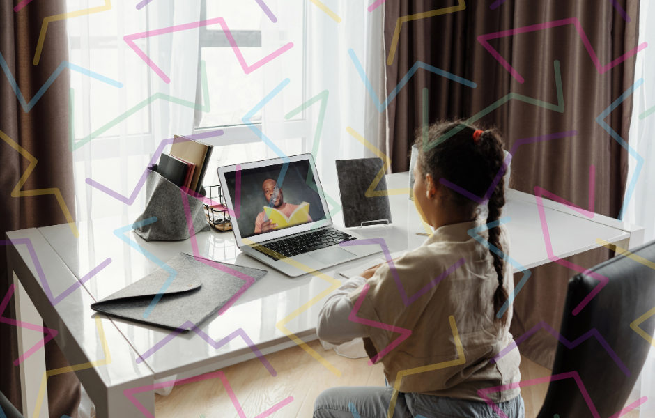 A kid learning online - A great resource for ESL teachers