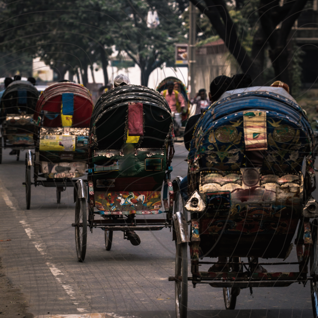 A Kids’ Guide to Dhaka - English news article for kids - Rickshaw in Dhaka Rickshaw in Dhaka