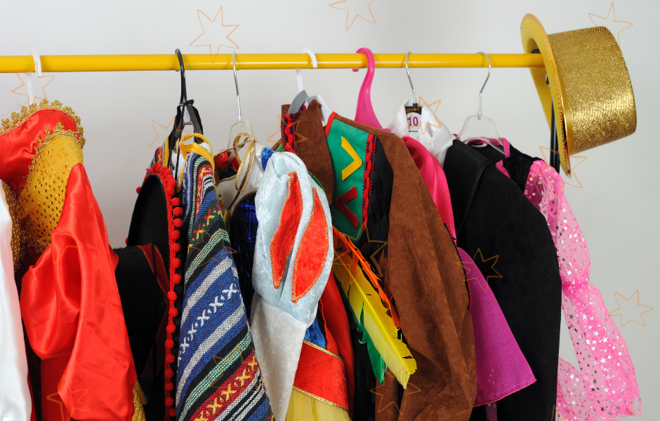 Costumes hanging up - A kids’ guide to Fiesta de la Tirana