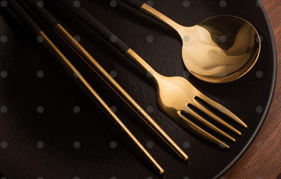 A spoon, fork and chopstick - Hands, forks, or chopsticks: how people eat around the world