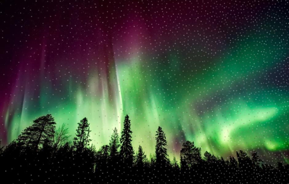 Blue and green Northern Lights - Discover the Northern Lights: A guide for kids