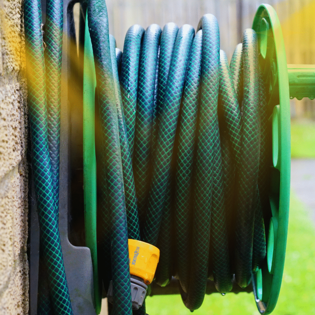 What is a hosepipe ban? - English news article for kids A hose rolled up - What is a hosepipe ban?