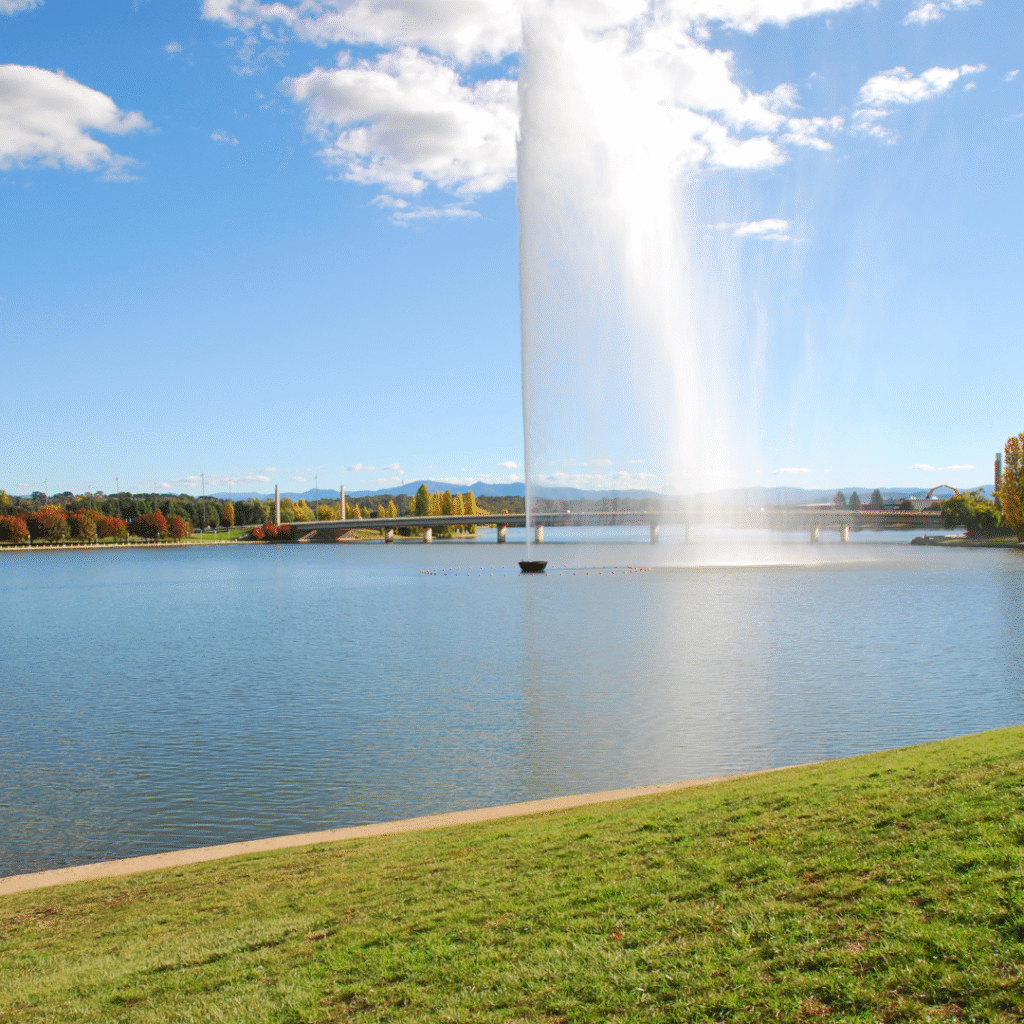 Lake Burley Griffin- Cool places to visit in Canberra