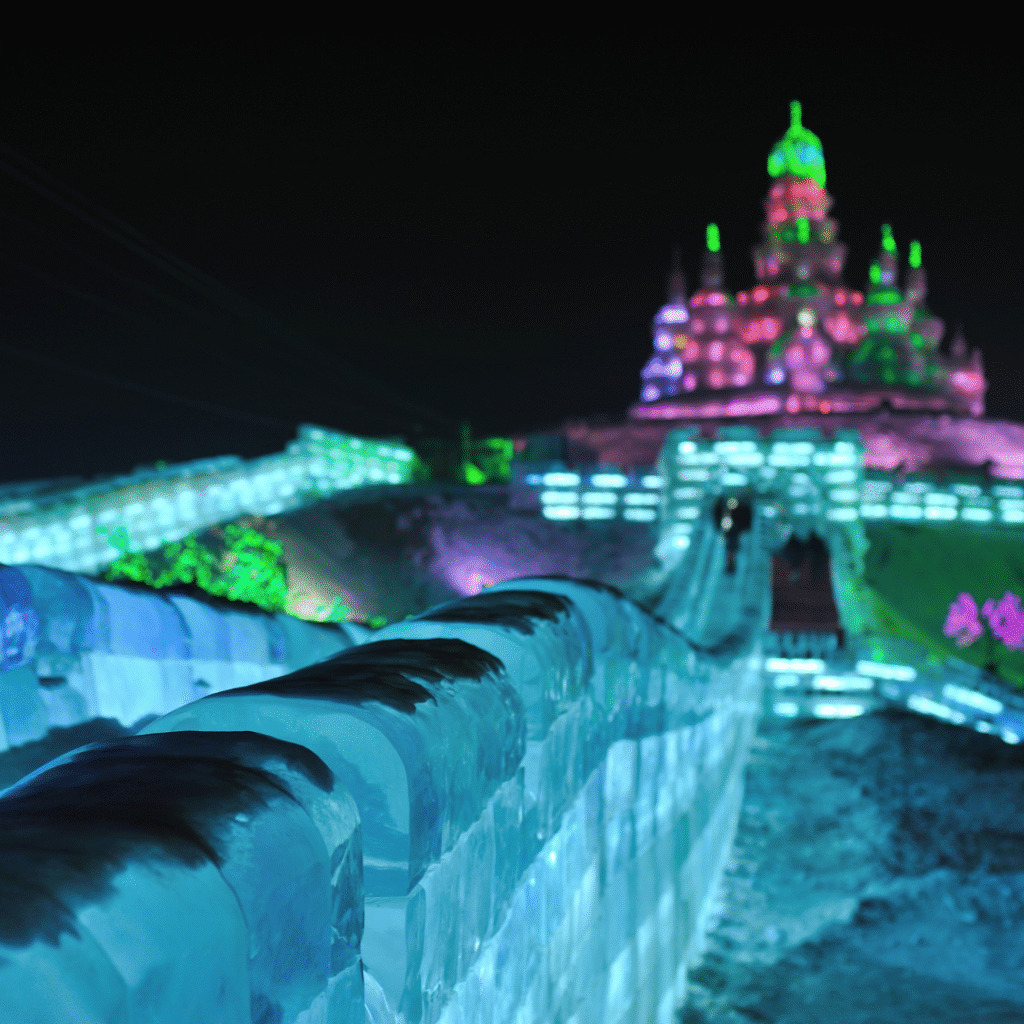 What is the Harbin Ice Festival English news article for kids