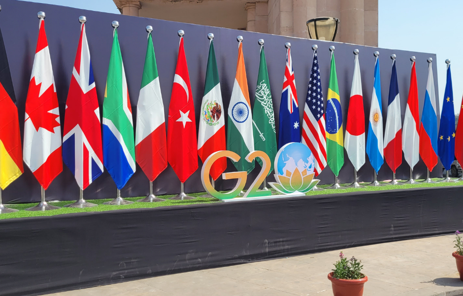 A selection of world flags - What is the G20 Summit? Important world news for kids
