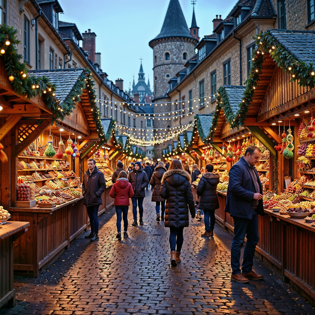 Christmas Market - English news article for kids