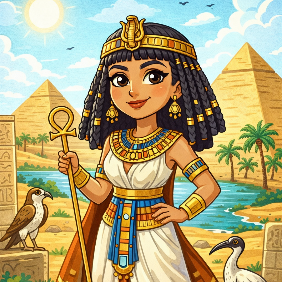 Cleopatra standing tall - English news article for kids